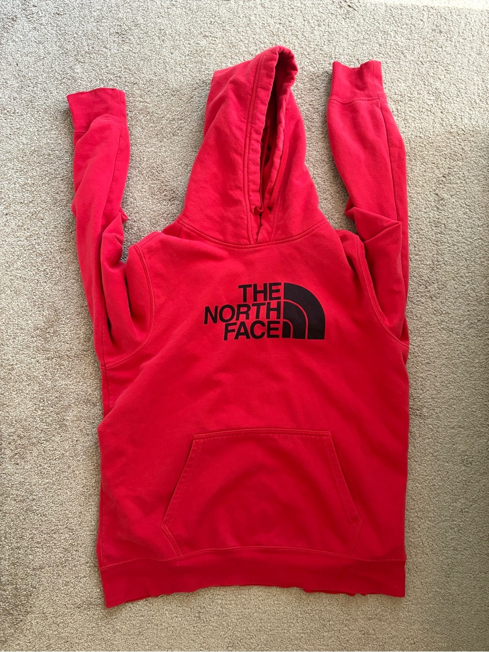 The North Face Red Hoodie Sweatshirt Men’s Size Large